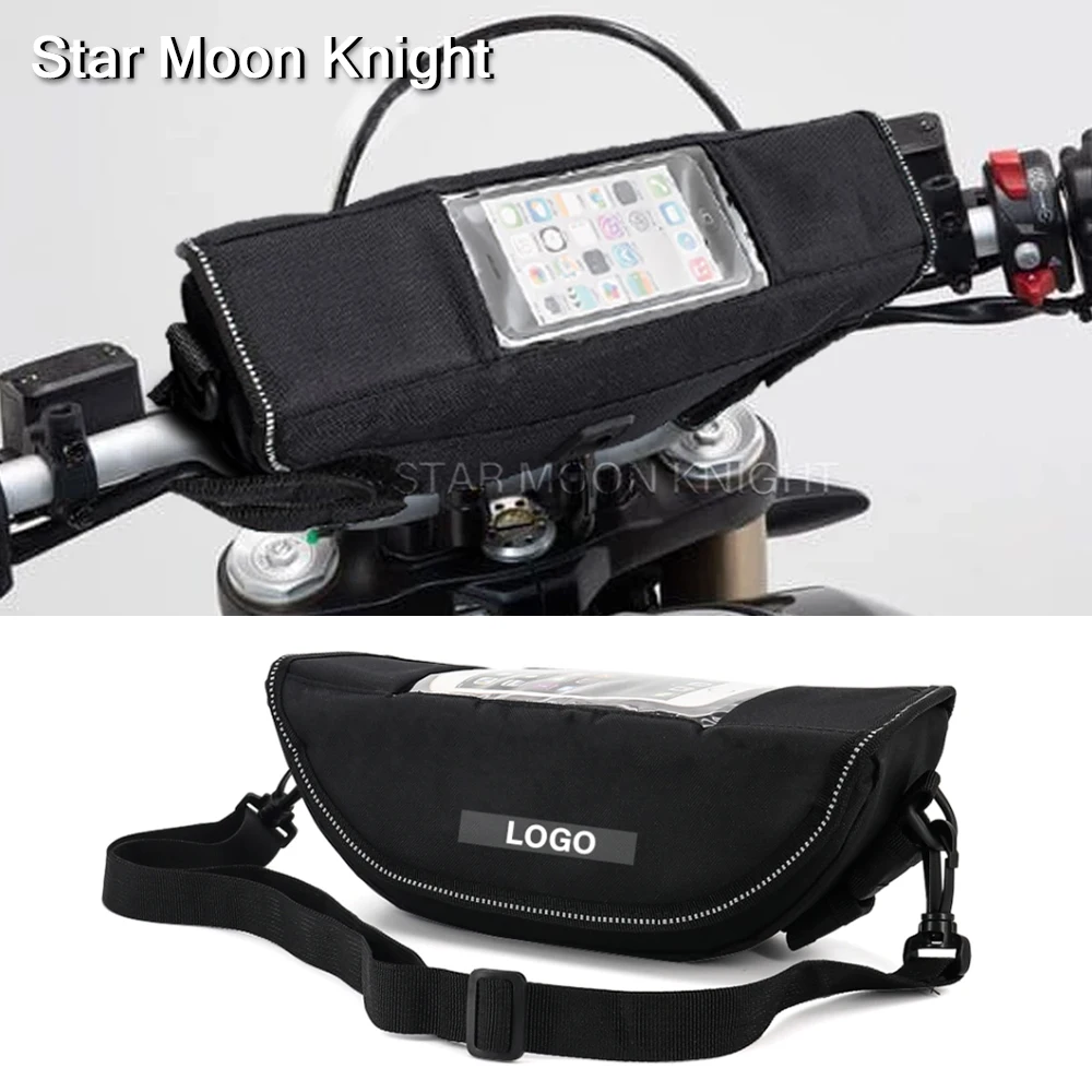 

For Ducati Scrambler 1100 Motard Concept Desert Sled Motorcycle Accessories Waterproof Bag Storage Handlebar bag Travel Tool bag