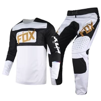 2022 mx atv bmx dirt bike off road gear set 360 mirer combo jersey pants kits motocross racing black white adult suit