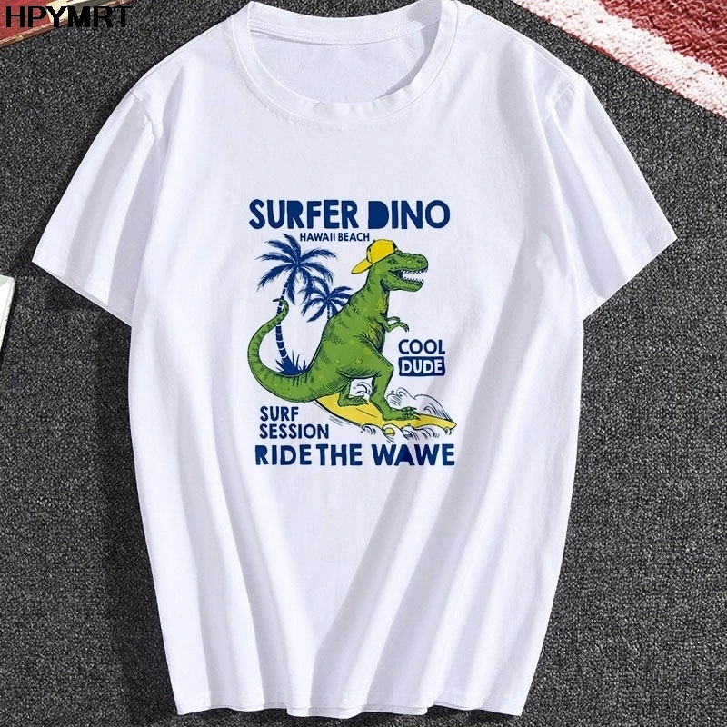 

Забавная модная футболка с принтом динозавра, Женская Милая футболка с графическим рисунком, женские футболки в стиле Харадзюку, женская ле...