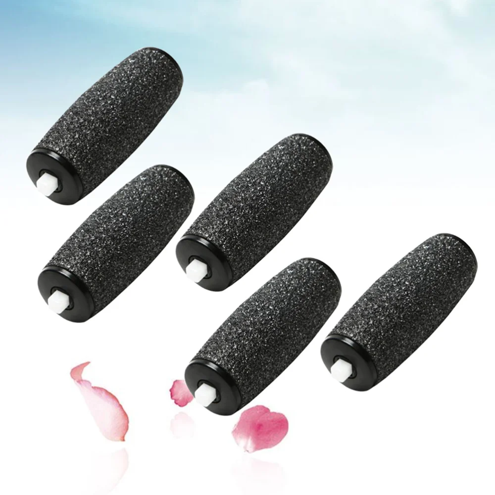 

12PCS Extra Coarse Refill Replacement Roller Heads Electronic Foot File Pedicure Accessory (Blue/Black)