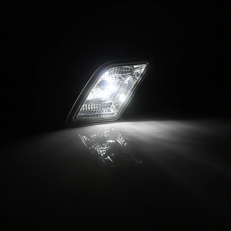 IJDM дымчатый объектив передний Боковой габаритный фонарь для 2008 11 Mercedes Pre LCI W204 C250