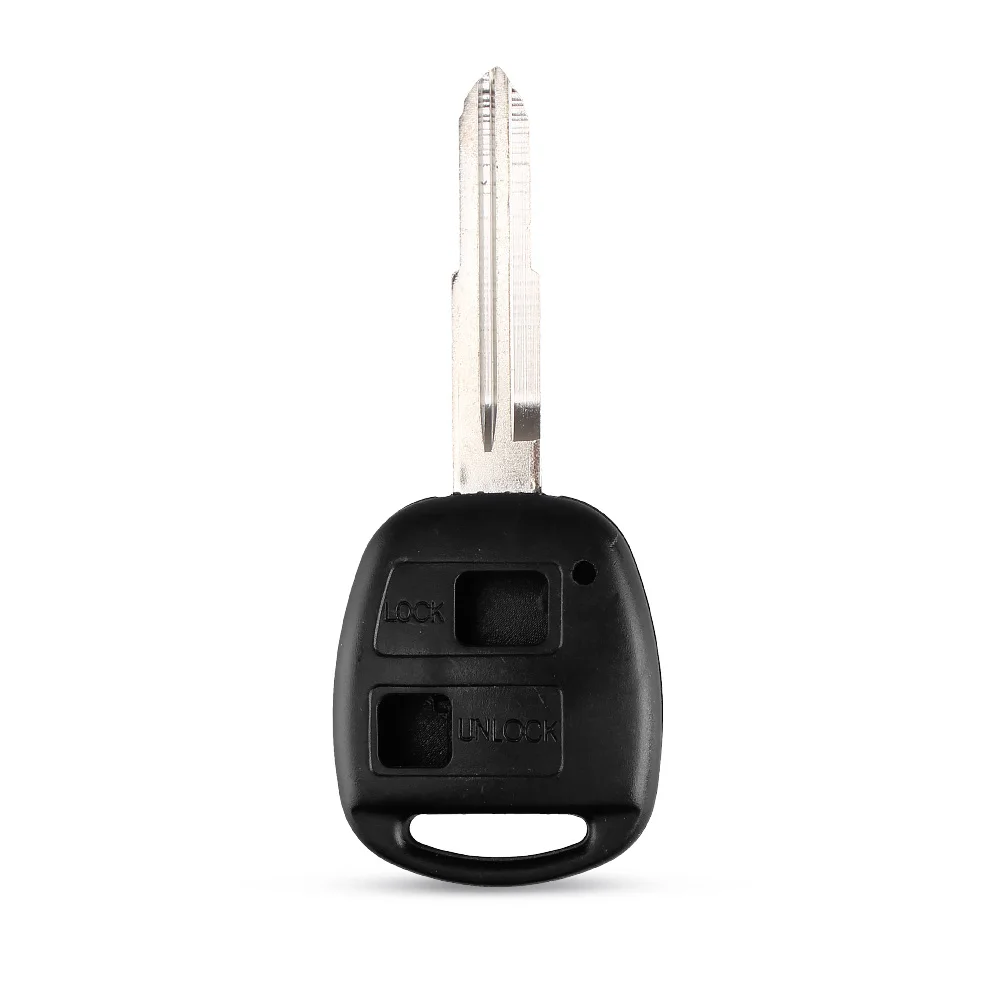 KEYYOU 2 кнопки дистанционного ключа FOB чехол для Land Cruiser Camry Corolla Tarago Prado Echo Avalon с