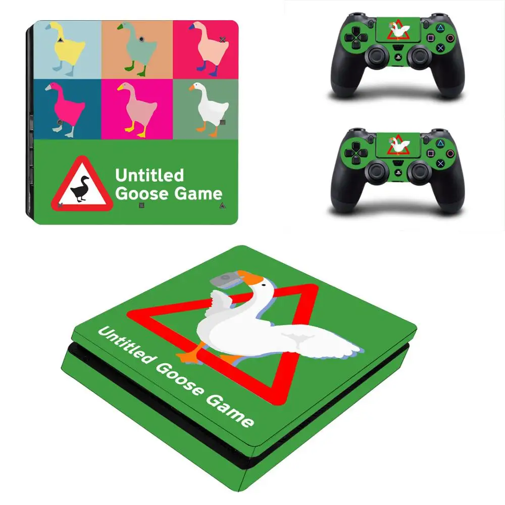 Тонкая наклейка для PS4 с надписью Untitled Goose s PS 4 Play station Slim Pegatinas playstation тонкая