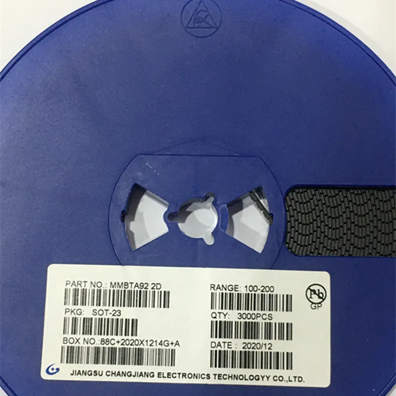 

SOT-23 MMBTA92LT1 2D A92 Triode