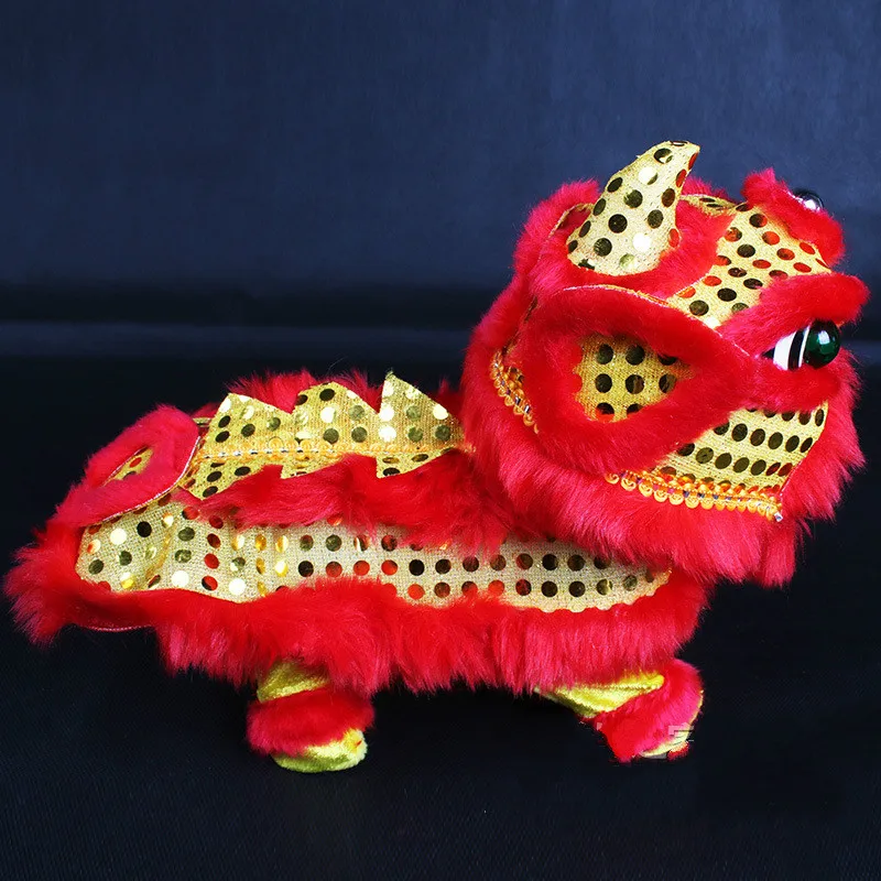 Электрическая плюшевая игрушка лев электрическая Zhaocai Лев детский подарок