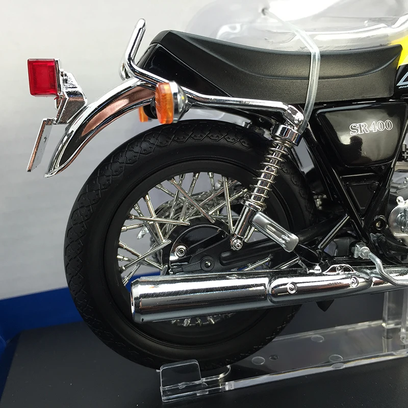 1:12 новый Sr 400 500 мотоцикл Сплав ABS локомотив детские игрушки коллекция дисплей