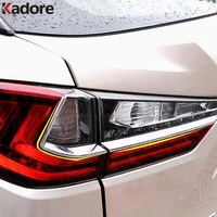 fit for lexus rx 2016 2017 abs chrome rear tail light eyebrow cover trim taillight eyelid strip decoration exterior accessories