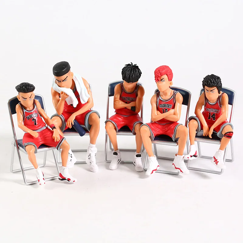 Slam Dunk Figures Hanamichi Sakuragi Rukawa Kaede Akagi Takenori Miyagi Ryota Shohoku Basketball Player Model Toys | Игрушки и хобби