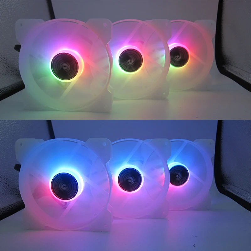 Кулер ЦП RGB TM6 с 6 тепловыми трубками радиатор охлаждения 4 контакта 3 вентилятора
