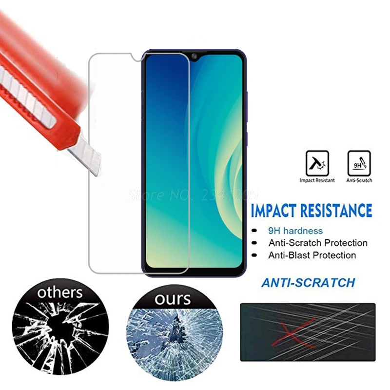 2-1PCS Glass For ZTE Blade A7S 2020 A51 A71 L210 A3 A3Y A5 A7 11 Prime X1 5G Vidrio on ZTE Blade 20 V2020 Smart Screen Protector