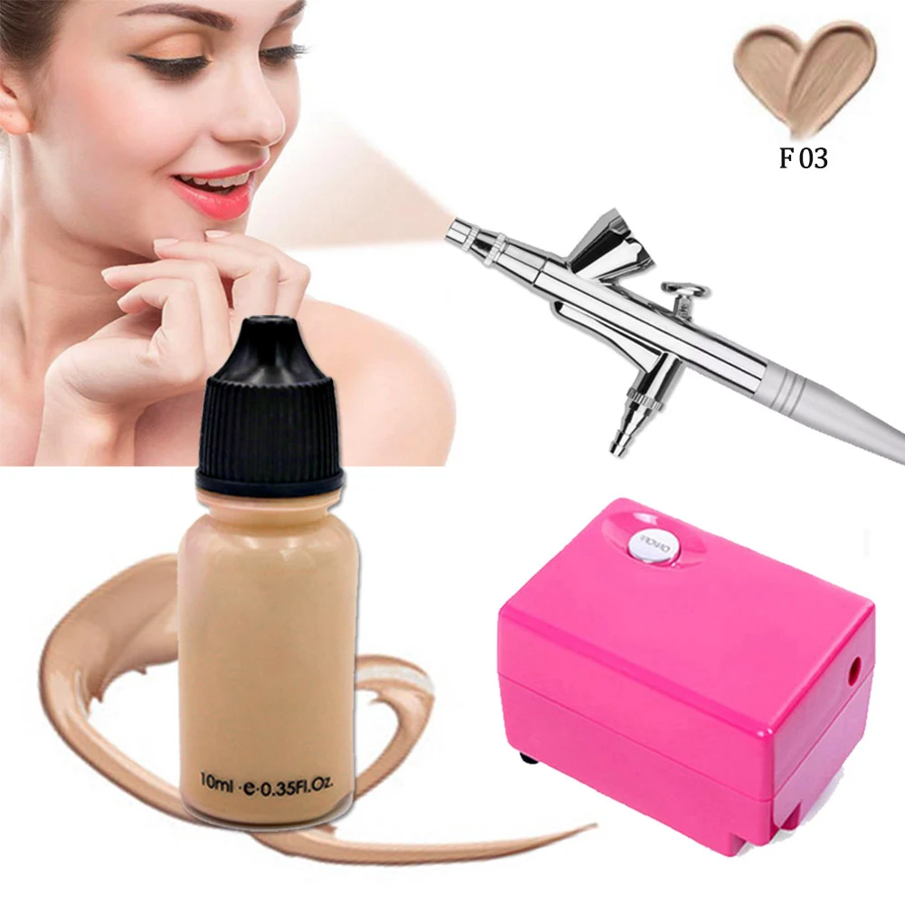 Аэрограф Воздушный компрессор натуральный макияж косметика консилер жидкий