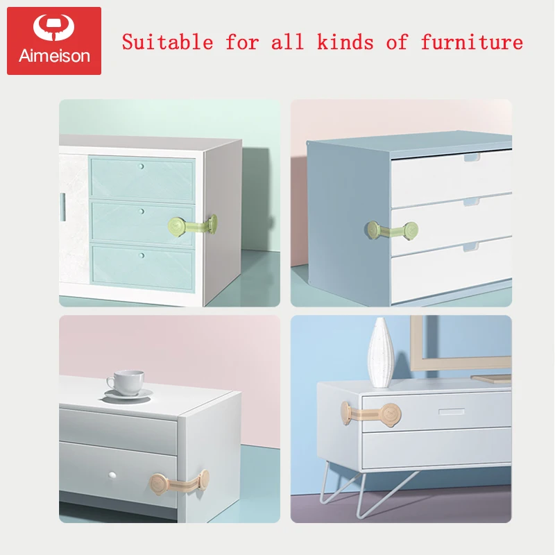 2 шт. Детские мебельные замки для ящиков и шкафов|Замки блокираторы ящиков| |