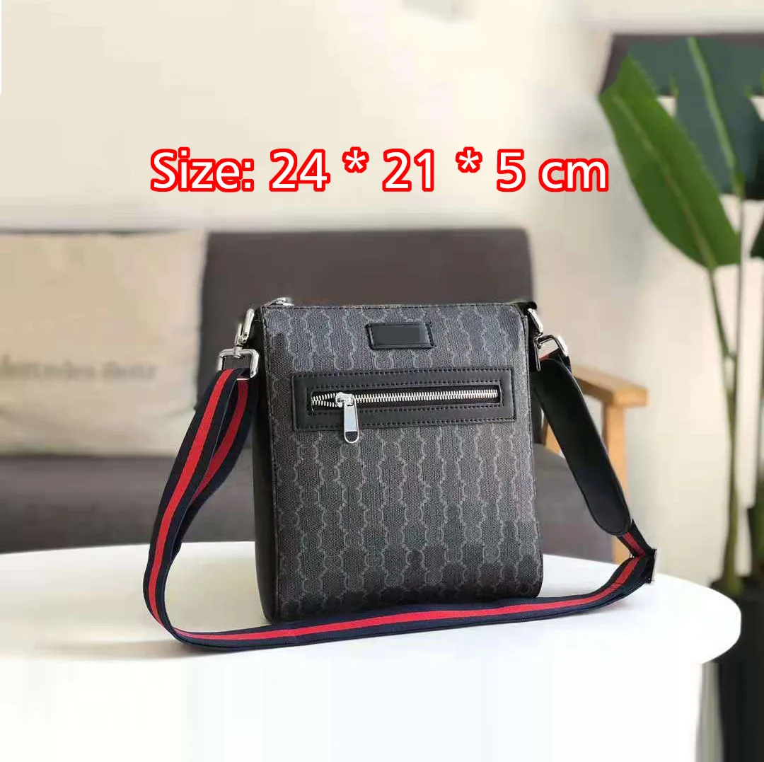 

2021 Luxury Brand, High Quality Classic Pattern Style, Comfortable Material, Necessary Exquisite Fashion Men's Messenger Bag