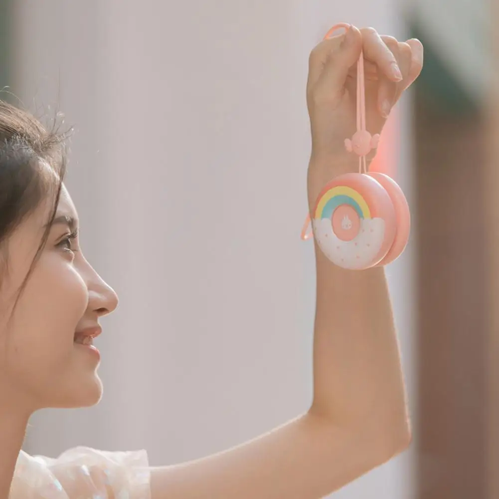 

Fashion Donut 2in1 Hanging Neck Fan Rechargeable Mini Student Handheld Portable Conditioner Air Pocket USB Fan Cooling Z5E7