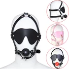 Силиконовые открытые дышащие Фетиш фиксаторы для рта секс-игрушки в виде шара с бриллиантами секс-товары для флирта