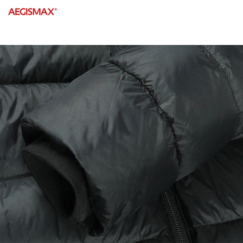 AEGISMAX Мужской Ультра светильник 95% белый гусиный пух 800FP для активного отдыха