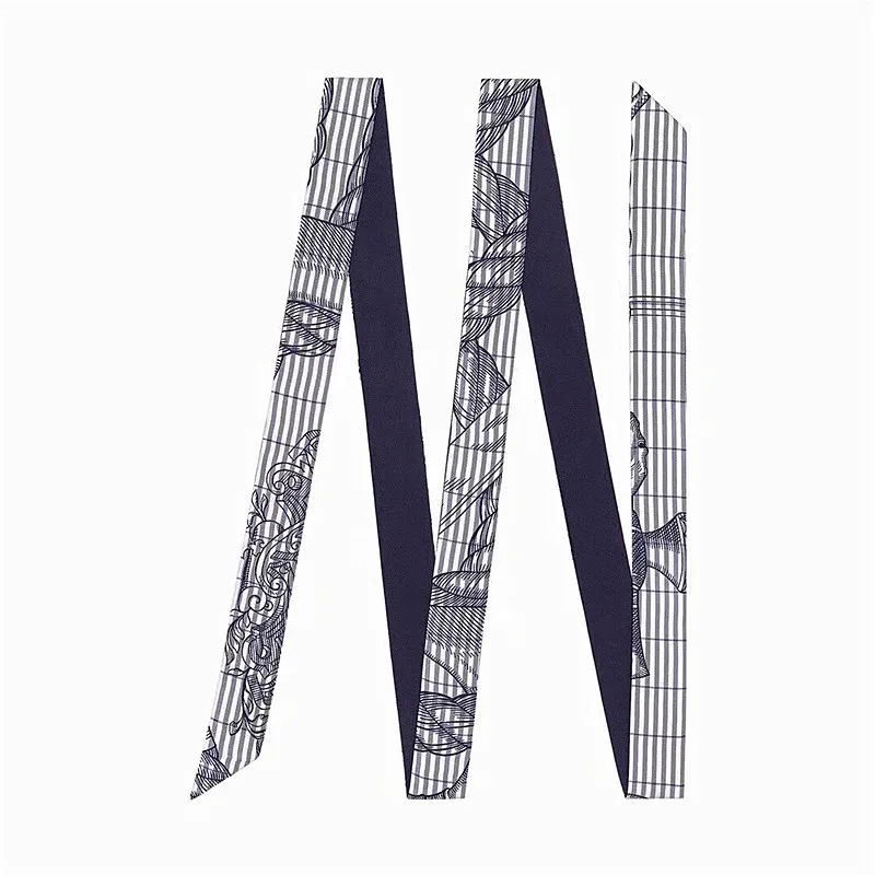 &quotЧерез поле&quot бренд длинный тонкий шарф модный головной платок женский