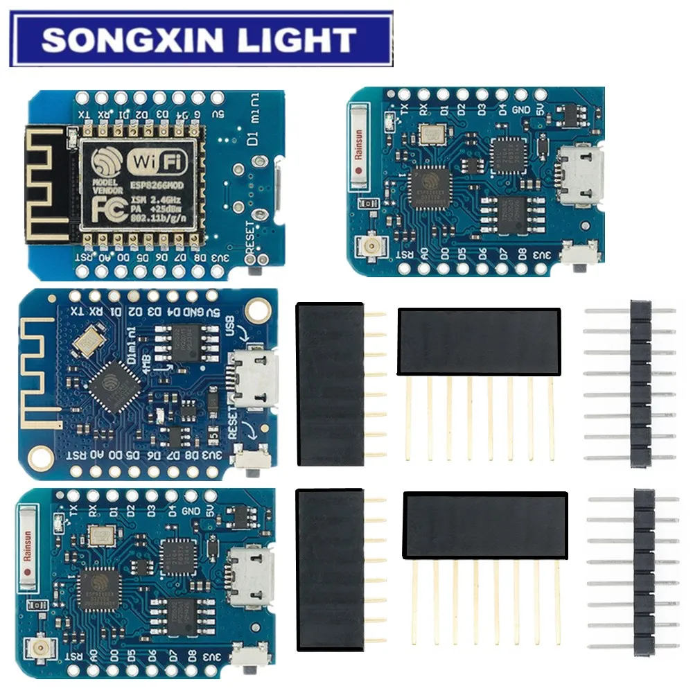 10 шт. D1 мини ESP8266 ESP 12 12F CH340G V2 USB WeMos WI FI макетная плата NodeMCU Lua IOT доска 3 V с