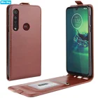 Вертикальные Кожаные чехлы-книжки для телефона Motorola One 5G Ace E7 Power G Play G Stylus G Power 2021 G30 G10 G50, чехол со слотом для карт