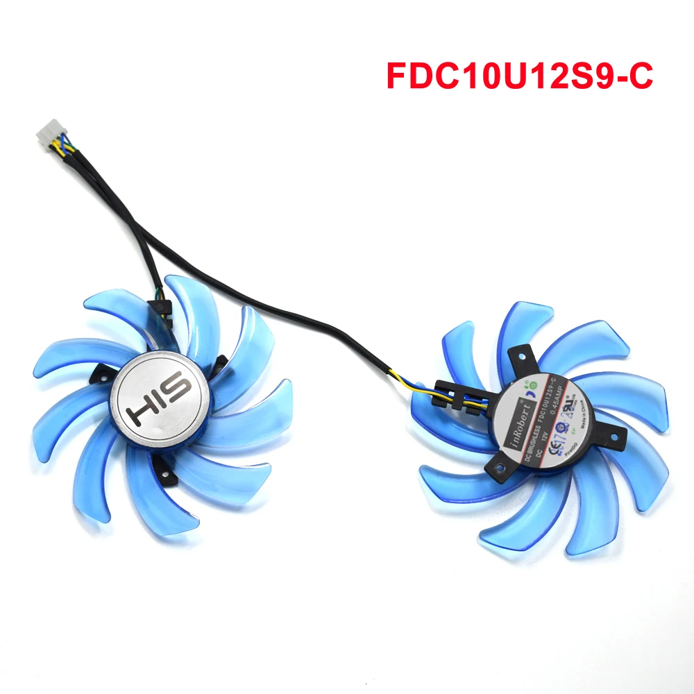 85 мм FDC10H12S9-C FDC10U12S9-C RX470 охлаждающий вентилятор для его RX 470 IceQ X2 Turbo 4 Гб RX 470 IceQ X2 OC 4GB RX474 RX570 RX574 RX580 - Цвет лезвия: FDC10U12S9-C