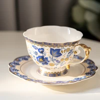 fancy ceramic tea sets european british vintage luxury coffee cup nordic charm reusable tazzine caffe afternoon tea set ob50bd