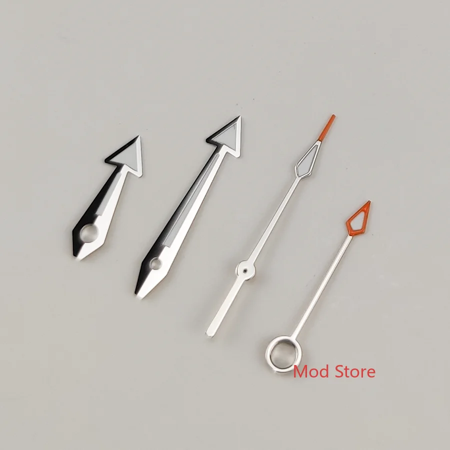 

Silver SEA MASTER Style Watch Hands 4 Copper Hands Fit Mingzhu DG3804(GMT) Mov't Super Green Luminous