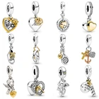 Бусины-шармы купидор из серебра 925 пробы для браслета