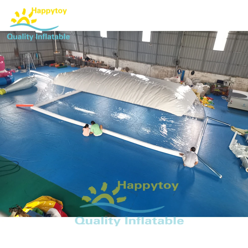 Billig Transparent Schwimmbad Abdeckung Blase Outdoor Aufblasbare Klare Kuppel Zelt