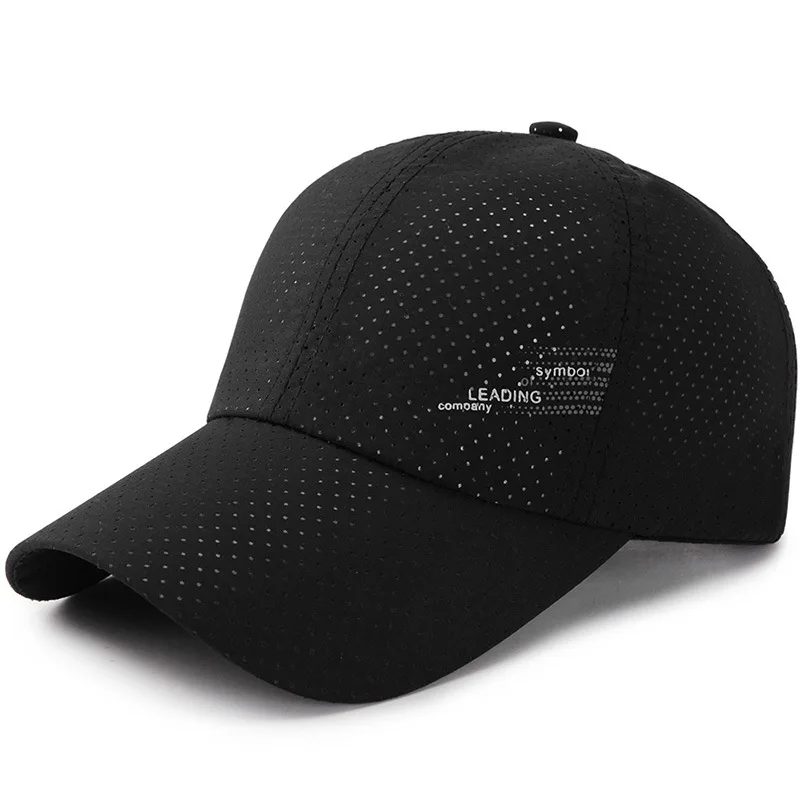 

New Men Women Summer Baseball Cap Quick Drying Hats Unisex Breathable Sport Pure Color Snapback Hat Bone Baseball Hat -40