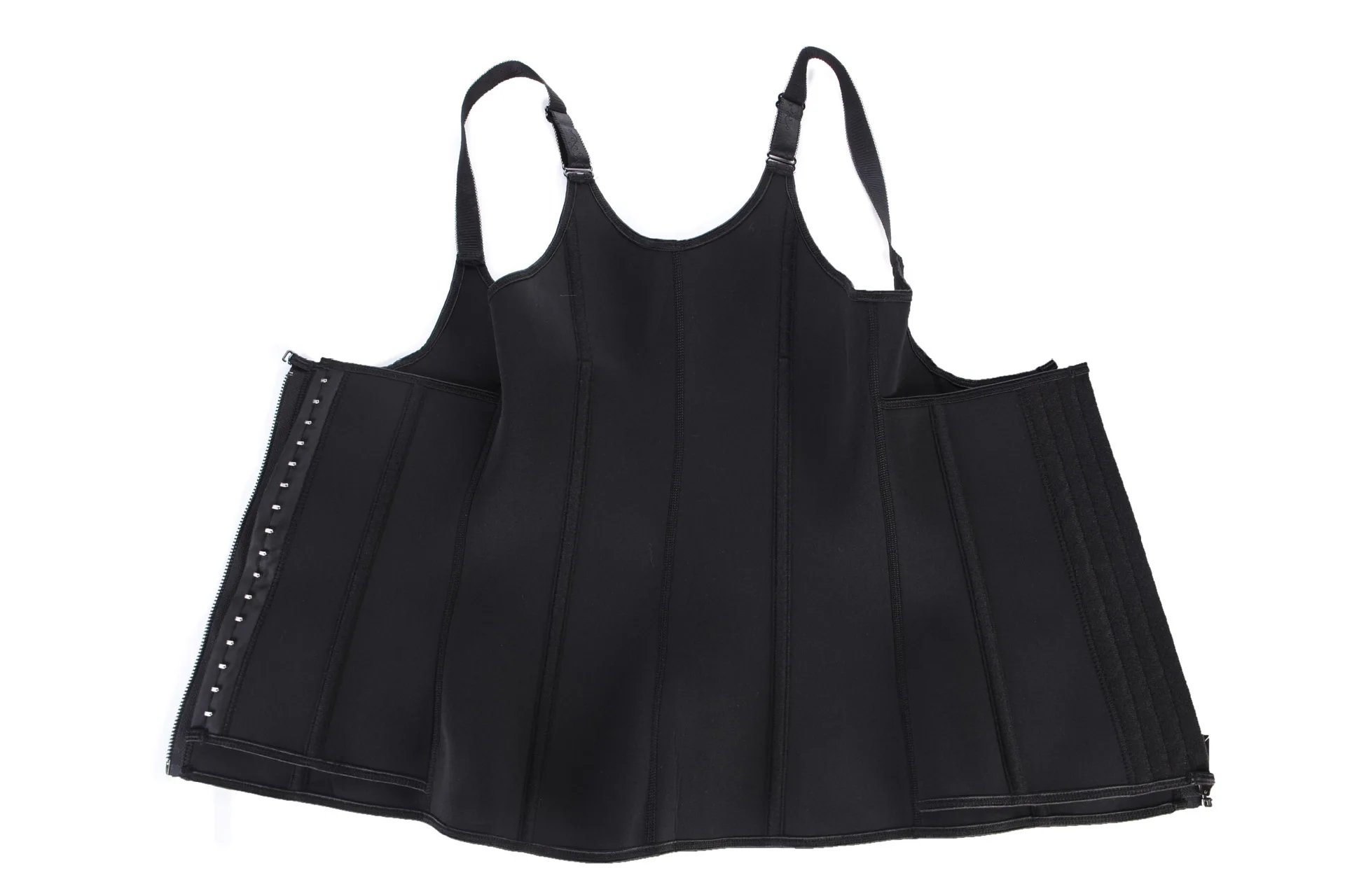 Корсет на талию корсет молнии с пряжкой топ корректирующий женский моделирующий