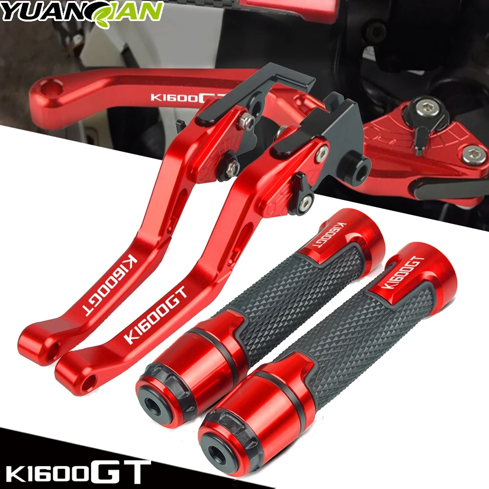 

Brake Clutch Levers Motorcycle Grips Handle Grips Brake Clutch Levers Accessories For BMW K1600GT K 1600 K1600 GT 2014 2015 2016