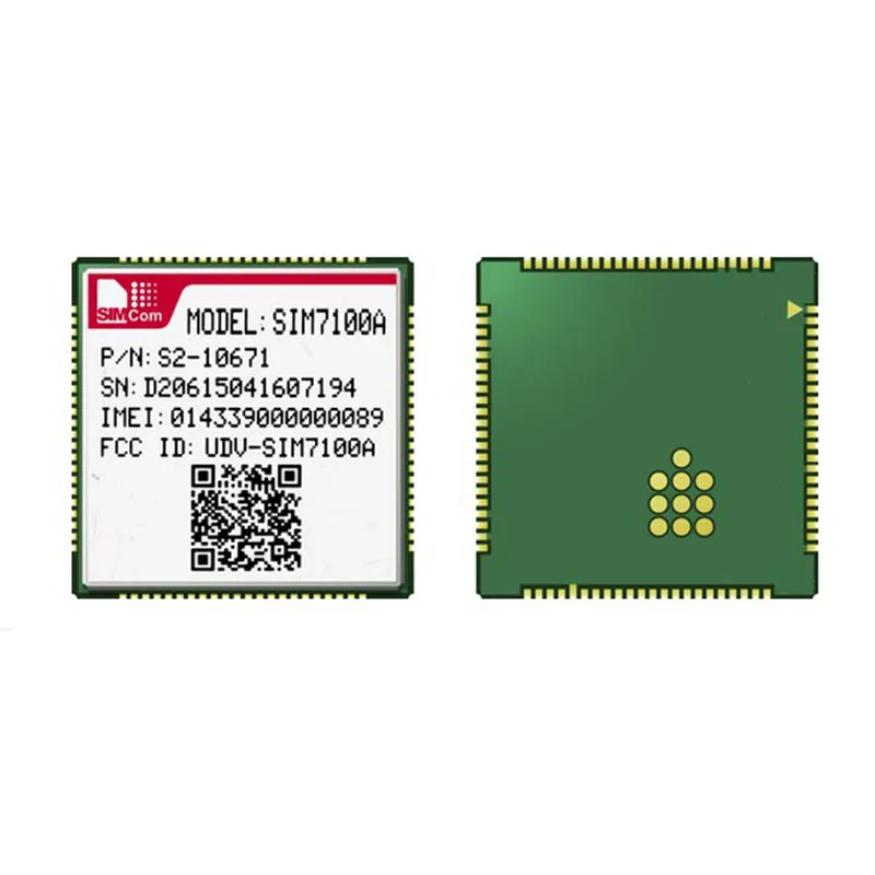 SIMCOM SIM7100A LTE Cat-3, модуль LCC, четырёхдиапазонное строение, B2/B4/B5/B17, двухдиапазонный UMTS/HSDPA/HSPA + B2/B5