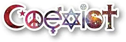

Coexist - Inspirtional Stickers Window Truck Car Vinyl Bumper Sticker Decal Novelty JDM Refit Creative Sticker Exterior Decor