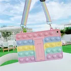 Детский антистрессовый чехол для iPad 7th 8th 10,2 6th 9,7 2018 2017 Mini 5 11 Air 1 2 3 4, чехол для планшета, силиконовый чехол с подставкой и ремешком