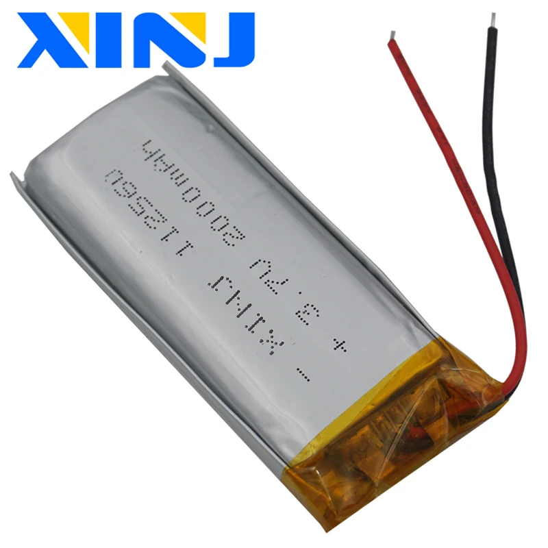 XINJ 3,7 в 2000 мАч Lipo полимерный литий-ионный аккумулятор 112560 для электронной книги внешний аккумулятор монитор видео плеер пластина MID портативный DVD планшет ПК
