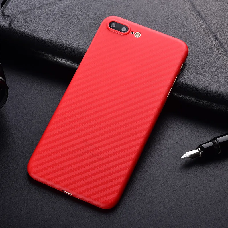 Роскошный Ультратонкий Мягкий чехол из углеродного волокна для телефона iPhone X XR XS