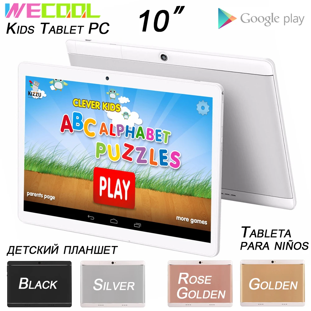 10 дюймов WeCool Android планшетный ПК для детей 16 ГБ с поддержкой 3G Сеть