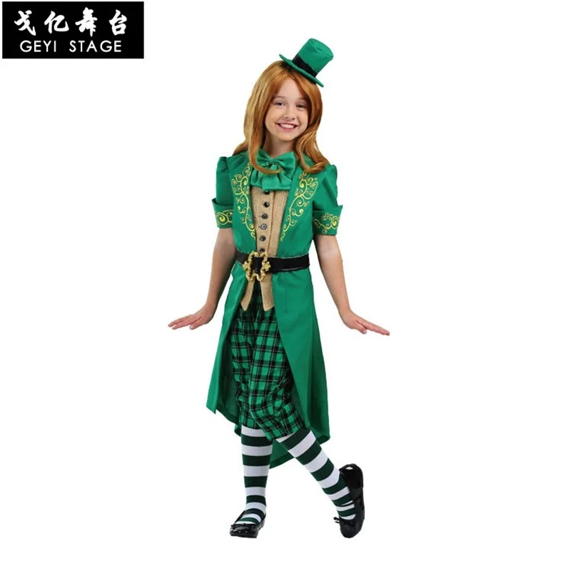 Ирландские изумрудно-зеленым бело-серые День Святого Патрика Национальный