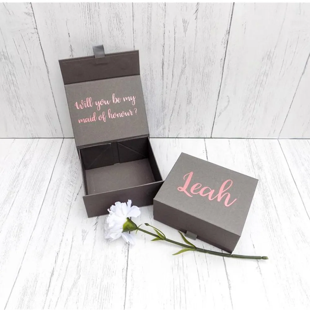 ,custom Will You Be My Bridesmaid Gift Boxes Birthday Proposal Gift Packaging,thank You Gift Box