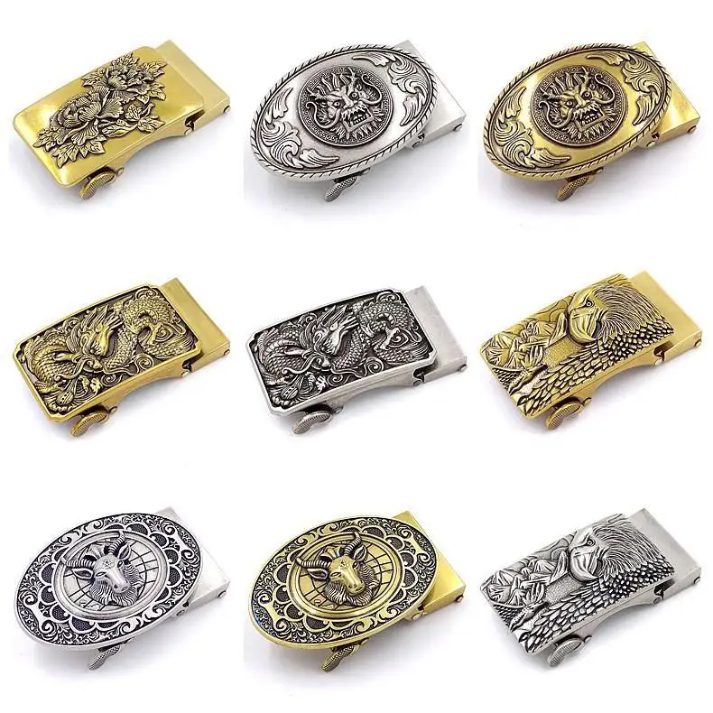Новое поступление Модные Роскошные сплав автоматические пряжки для ремней