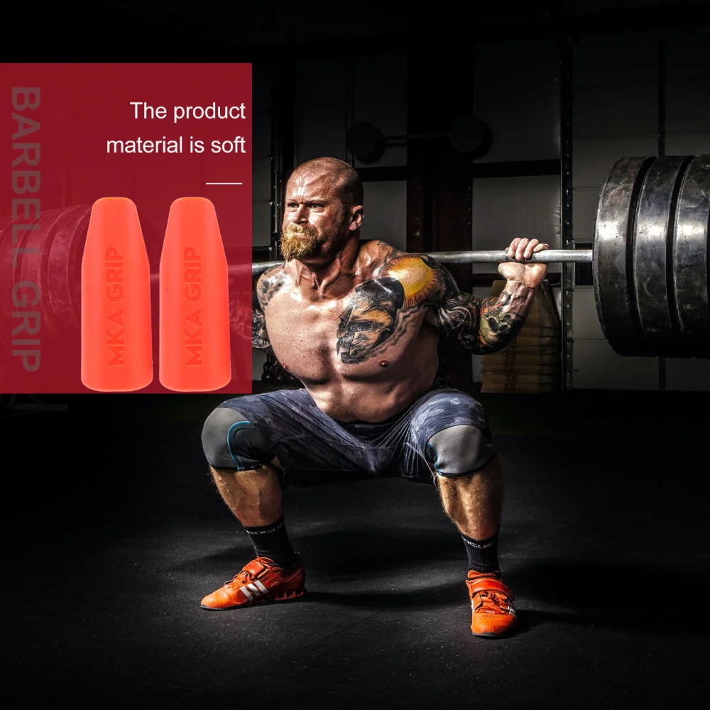 

1 Pair Barbell Handle Grip Anti-slip Dumbbell Handle Cover Protection Grip