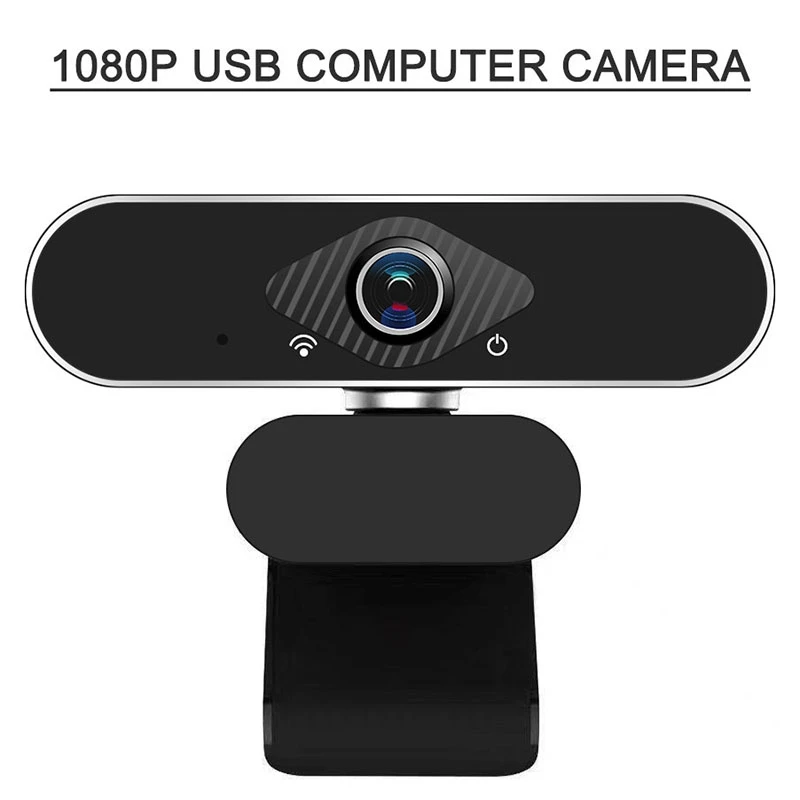 

Webcam PC USB Full HD 1080P Webcam for Computer Webcam Windows 10 Microphone Live Web Teaching with Desktop Tripod