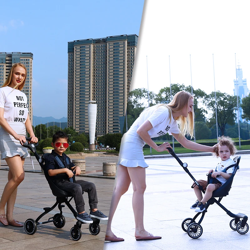 Детская кукольная коляска складной светильник 13 дюймов высокий пейзаж четыре