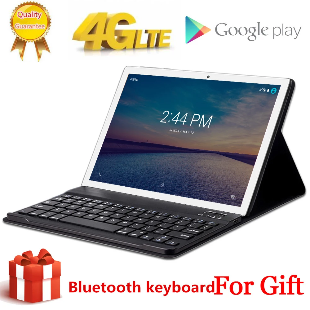 Free Gift BlueTooth keyboard Tabletr 4G LTE 10.1 inch 2.5D tablet pc 10 Deca Core MT6797 8GB RAM 128GB ROM Android 9.0 1920*1200 |