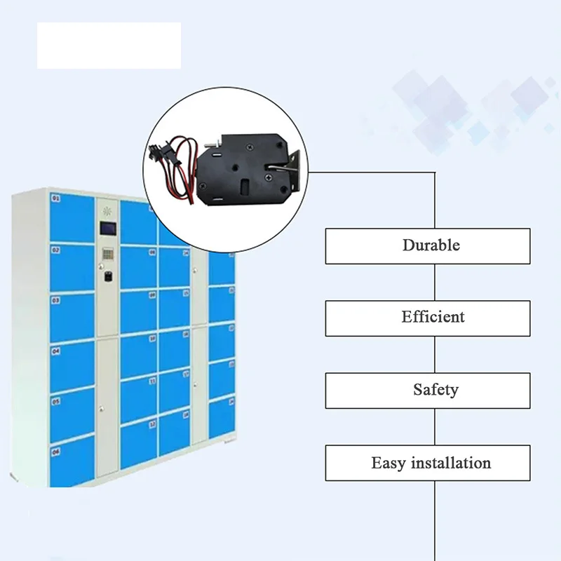 

Solenoid Electric lock for DC 12V Mini Electric control lock Smart Electromagnetic Door Lock Anti-theft Cabinet Drawer Lock