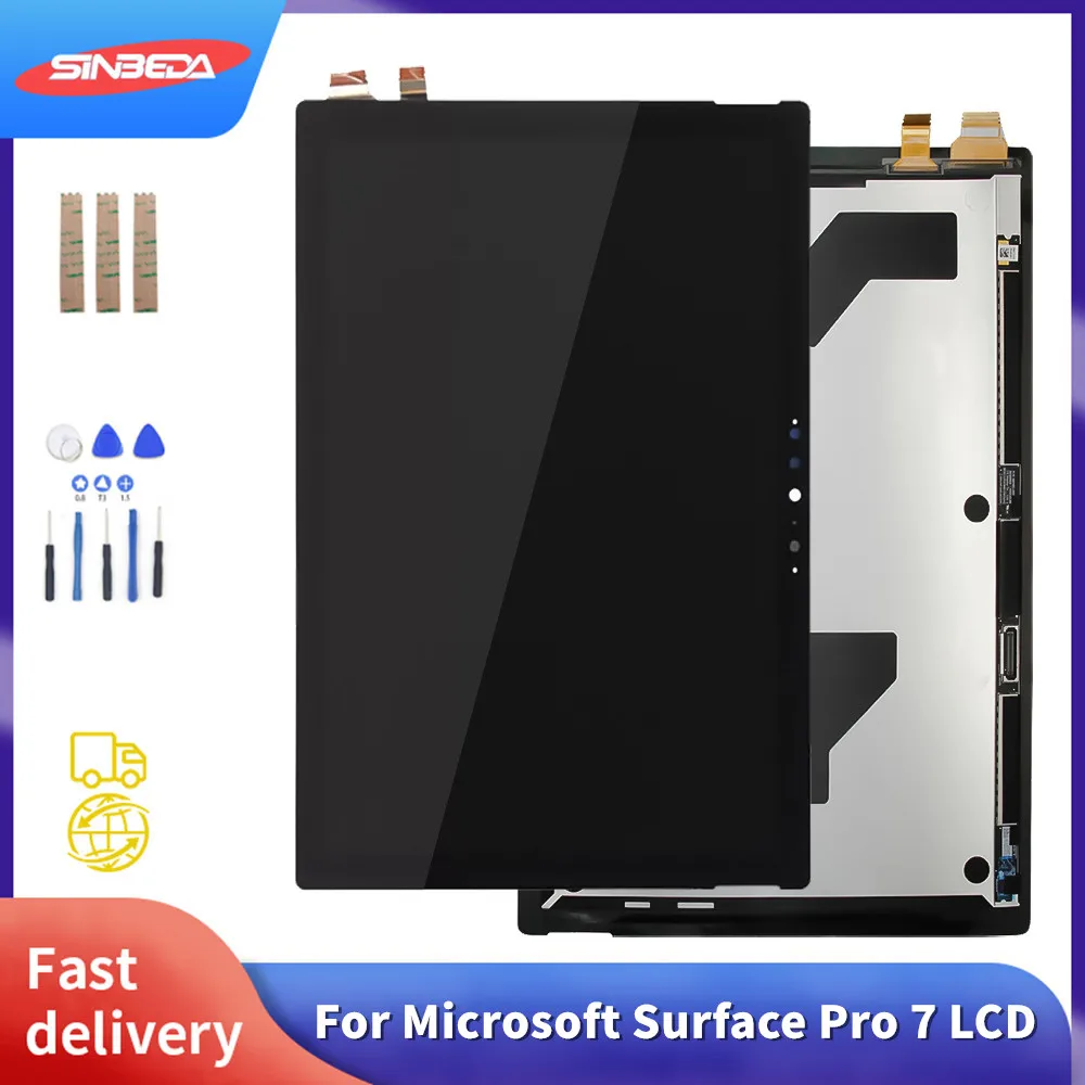 

12,3 "оригинальный дигитайзер сенсорного ЖК-экрана для Microsoft Surface Pro 7 1866, дисплей в сборе, замена для Pro7 LCD