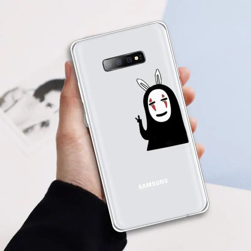 

Totoro Spirited Away Japan cartoon luxury Phone Case Transparent For Samsung Galaxy A 71 21s S note 8 9 10 plus 20 ultra