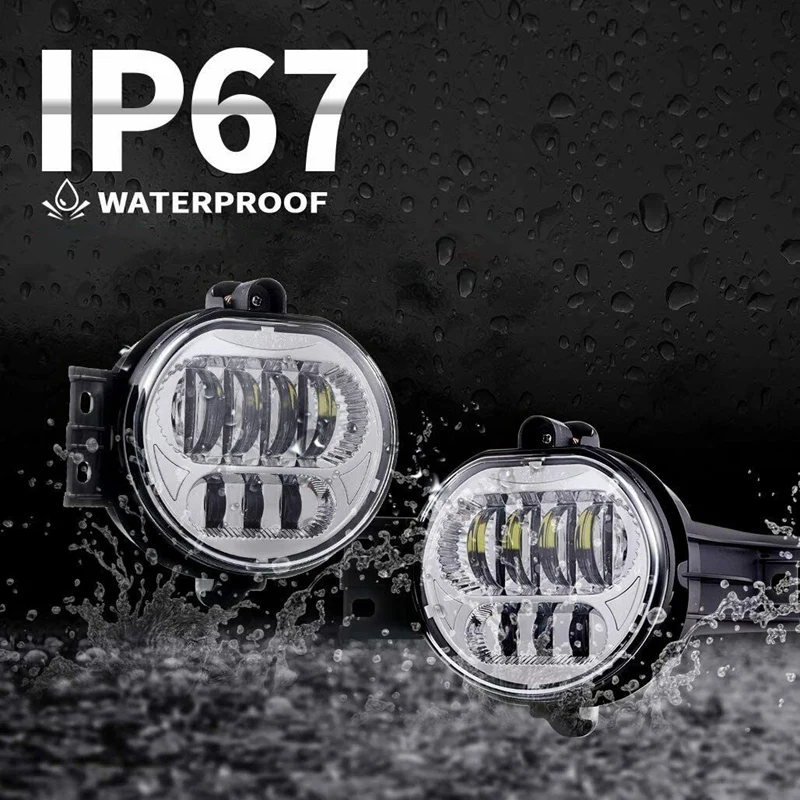 

Car Fog Lamp White Light LED Fog Lights Daytime Running Lights for Dodge Ram 1500 2500 3500 2002-2008