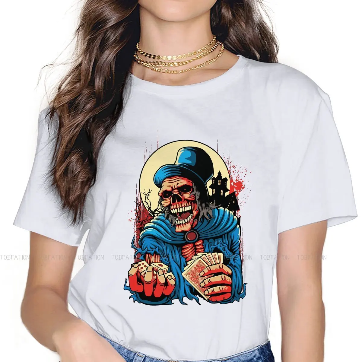 

Skeleton Grateful Dead Newest TShirts Uncle Sam Samuel Wilson Elderly People Female Style Tops T Shirt Round Neck Oversized