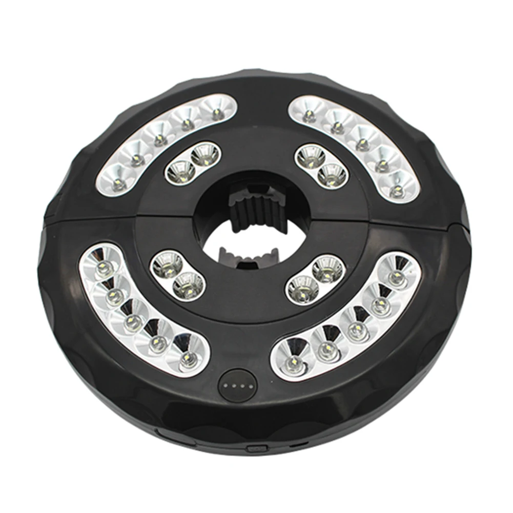 Зонт зонтик с подсветкой для стойки 28LED фонарь кемпинга палатки уличная лампа